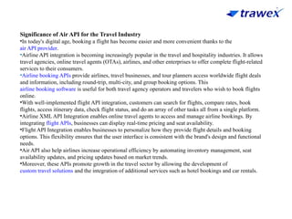 AIR API | AIRLINE DATA API | GDS FLIGHT API | PPT