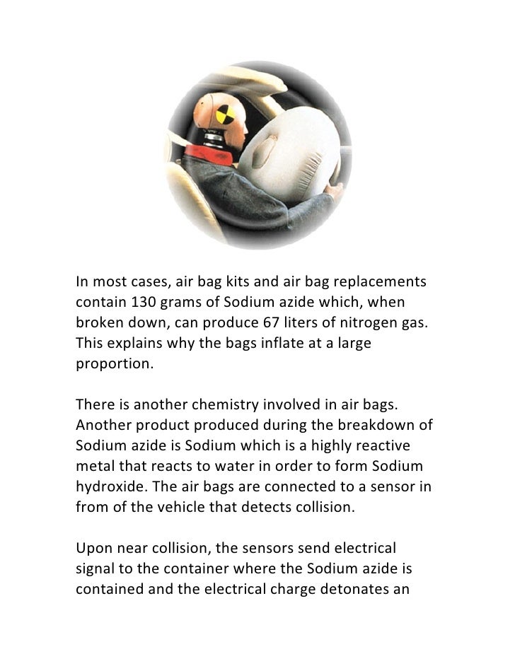 The Chemistry Of Air Bags