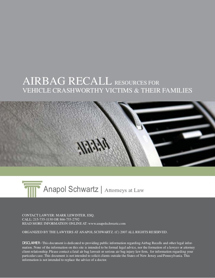 Airbag Failure Lawsuits
