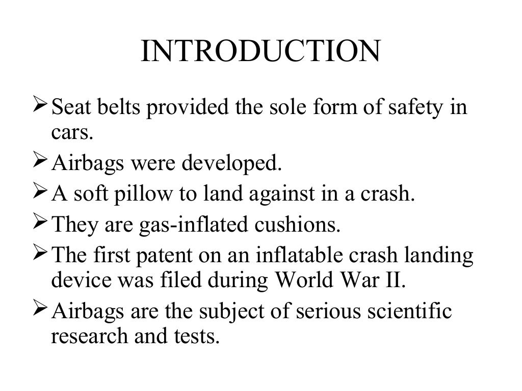 Airbags ppt