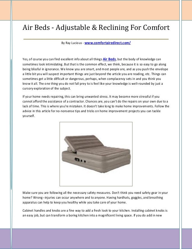 55 Enchanting custom air mattress sizes You Won't Be Disappointed