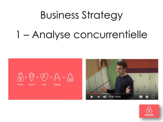 Business Strategy
1 – Analyse concurrentielle
9
 