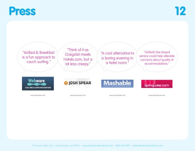 Airbnb Pitch Deck From 2008 Slide 12