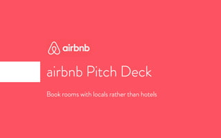 airbnb Pitch Deck - Redesigned