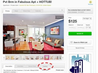 A typical airbnb living room
*
**
*
*
 