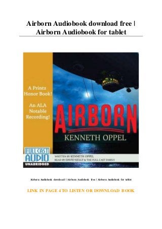 airborn audio book free