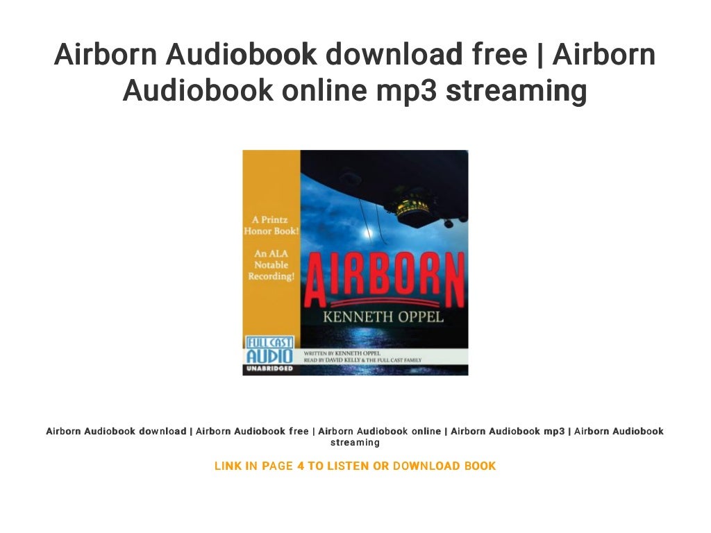 airborn audio book free airborn audio book free