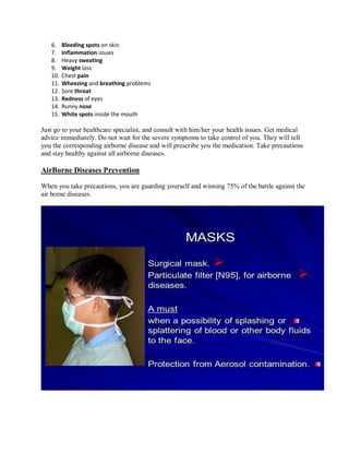 Air borne diseases | PDF
