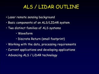 Airborne Laser Scanning Remote Sensing with LiDAR.ppt