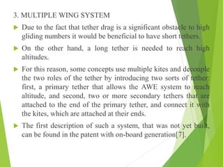 Multiple Wings System Airborne wind energy system ppt | PPTX