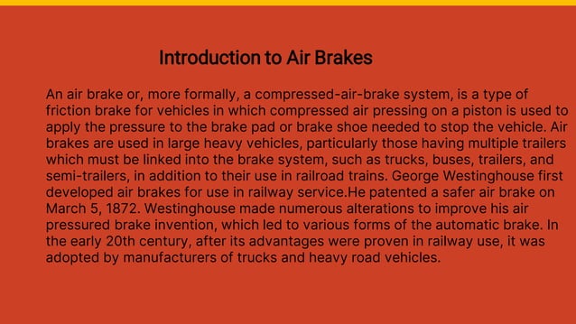 Air Brake System .pdf | Auto Parts | Automotive