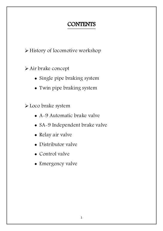 Brake System Troubleshooting Chart