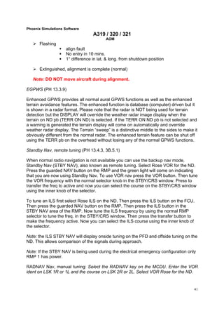 Airbus a319 a320 a321 aircraft operating manual | PDF