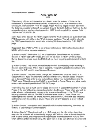 Airbus a319 a320 a321 aircraft operating manual | PDF