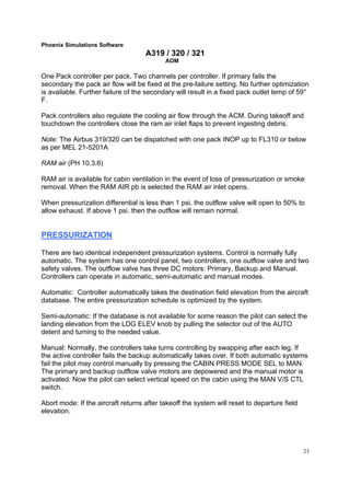 Airbus a320 aircraft operation manual | PDF