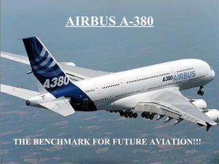 AIRBUS A-380 THE BENCHMARK FOR FUTURE AVIATION!!! 