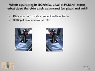  Illuminates in front of the pilot who loses control
authority
Slide 36 of
186
 