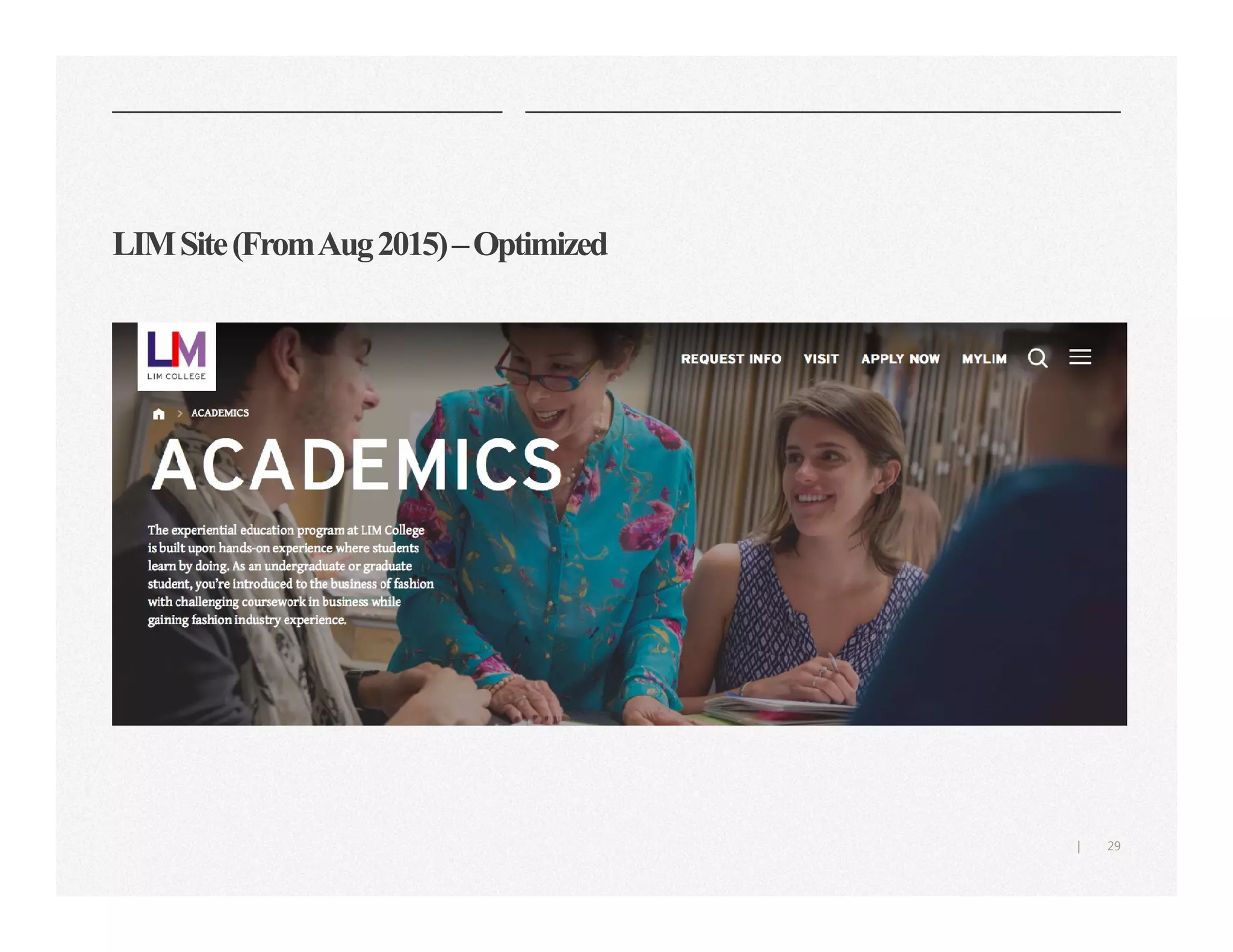 29|
LIMSite(FromAug2015)–Optimized
 