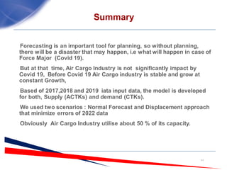 Air Cargo Forecast 2023 for Aviation Industry | PDF