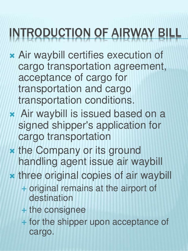 Air cargo management