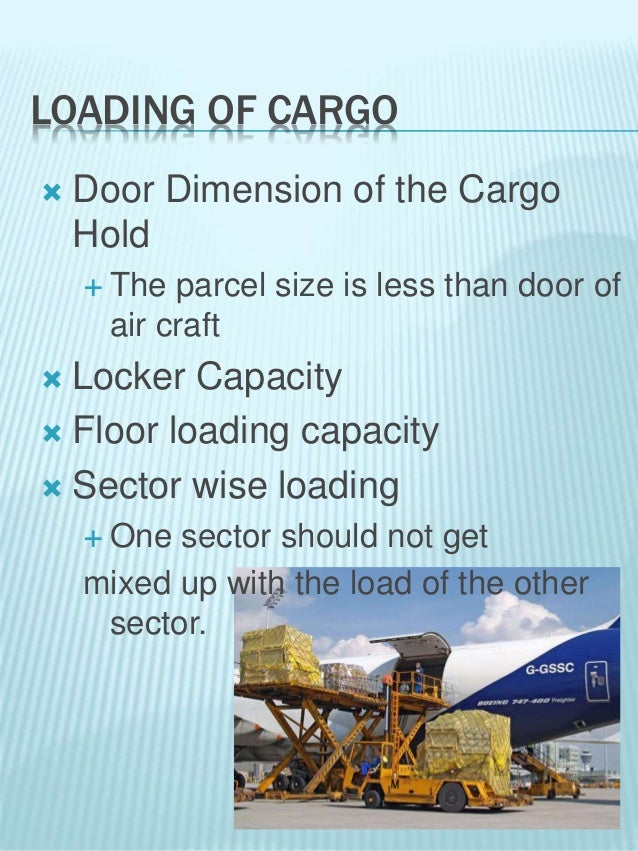 Air cargo management Packing
