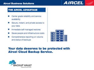 Aircel Cloud BAAS (Backup As A Service)