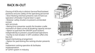 Air Circuit Breaker (ACB) MAINTENANCE AND DETAILS | PPTX