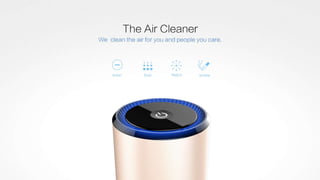 special and unique design air cleaner/air purifier