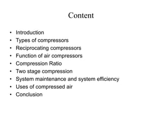 Air compressor | PPTX