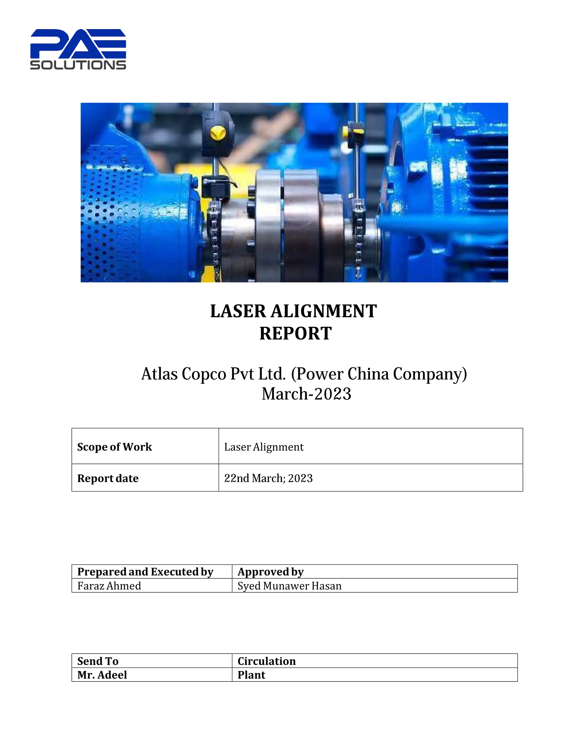 Air Compressor alignment report......pdf