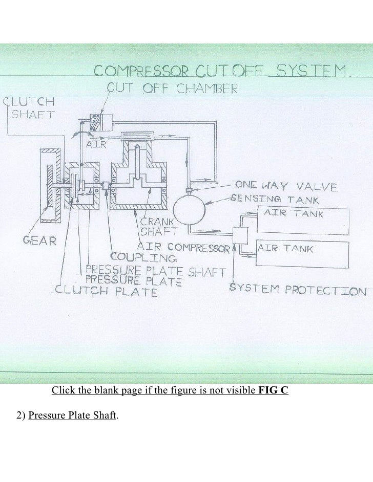 Air compressor cut off system
