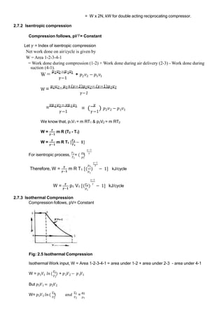 UNIT - IV - Air Compressors and its Performance | PPTX