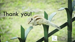 33
Thank you!
Sumit Ranjan
Architecture student
at College of Architecture, Bhaddal, Ropar ,
Email-ar.sumitranjan@gmail.com
www.facebook.com/sumiran46.muz
 