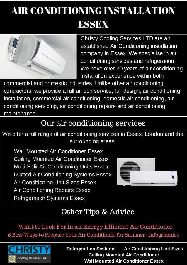 We Are Air Conditioning Specialist In Essex