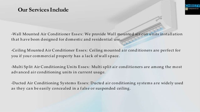 Air Conditioning Installers Essex
