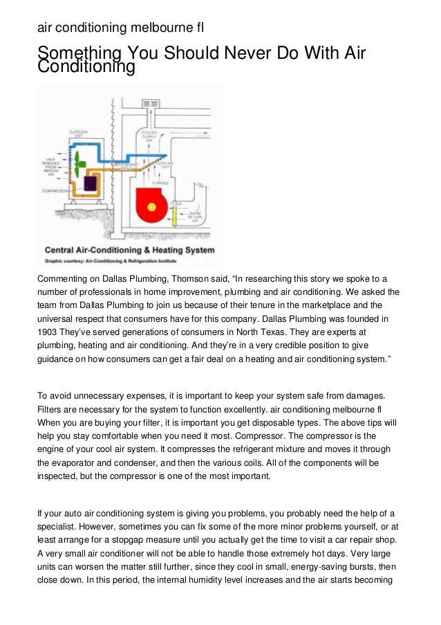 air conditioning melbourne fl