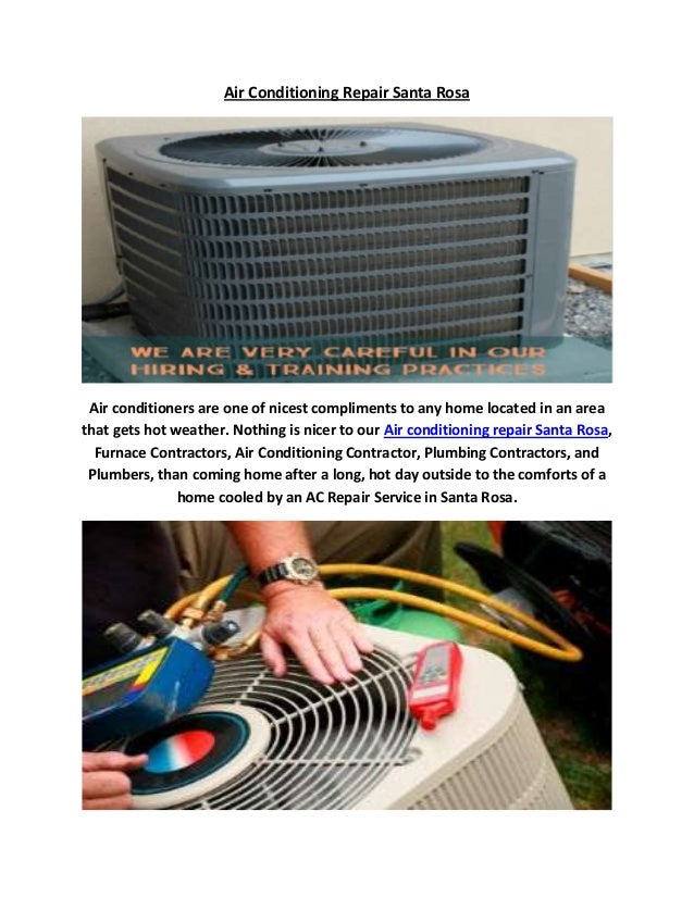 Air Conditioning Repair In Santa Rosa, CA
