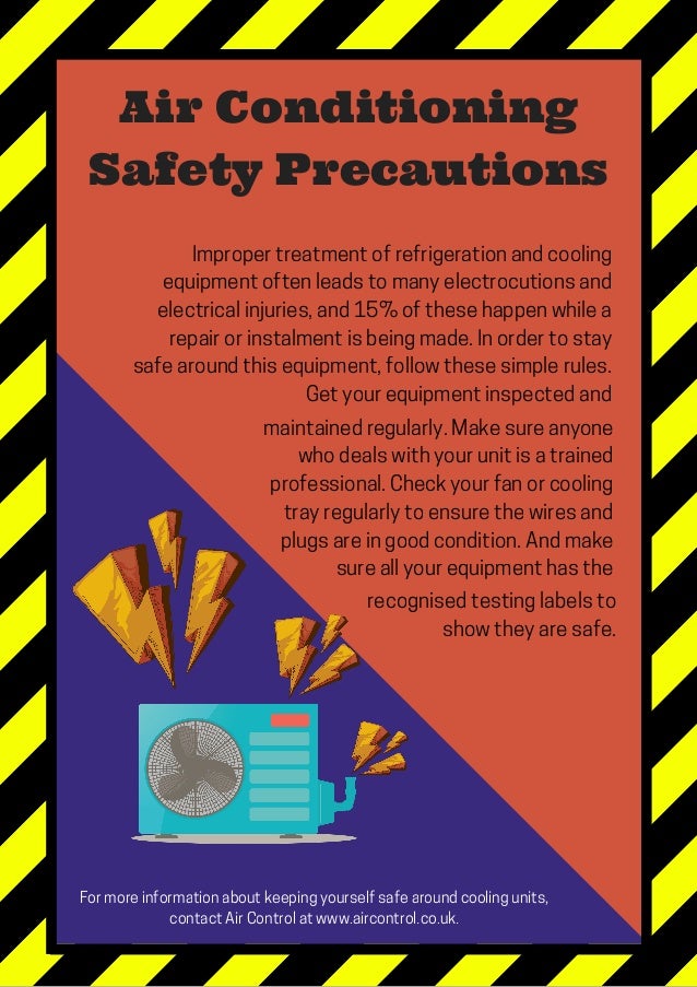 Air conditioning safety precautions