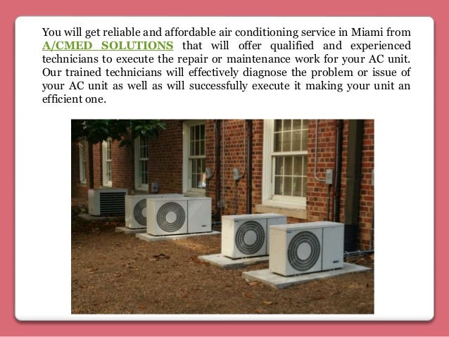Air conditioning service in miami