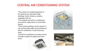Air conditioning system | PPTX