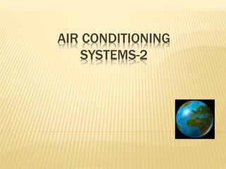 AIR CONDITIONING
SYSTEMS-2
 