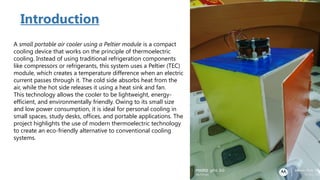 Air cooling Storing Unit By Peltier Module.pptx