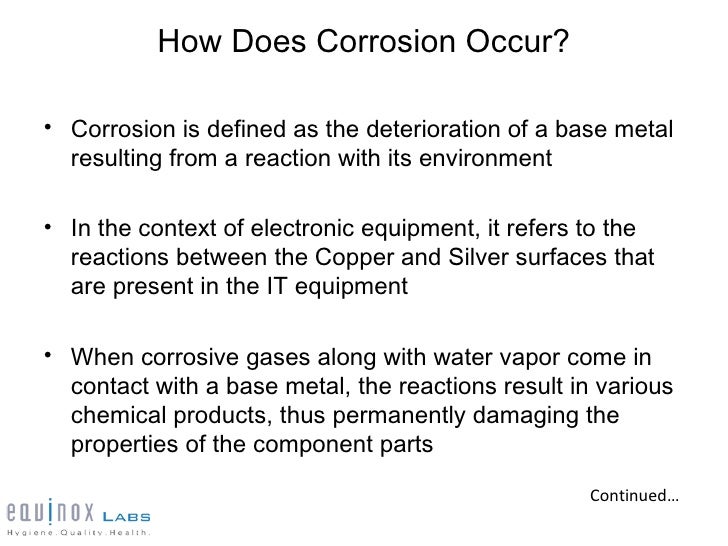 Air Corrosion