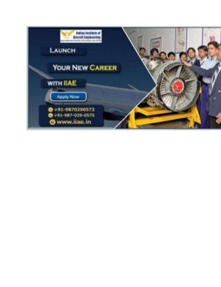 Apply Online For Aircraft Maintenance Engineering Course