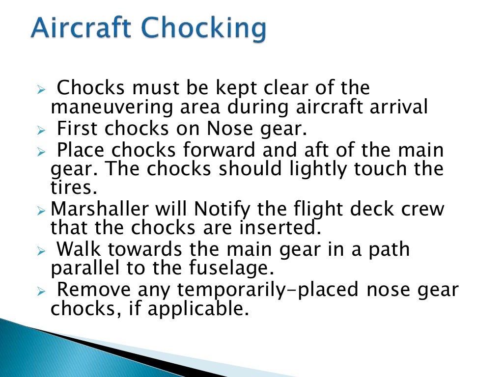 Aircraft chock cones placement