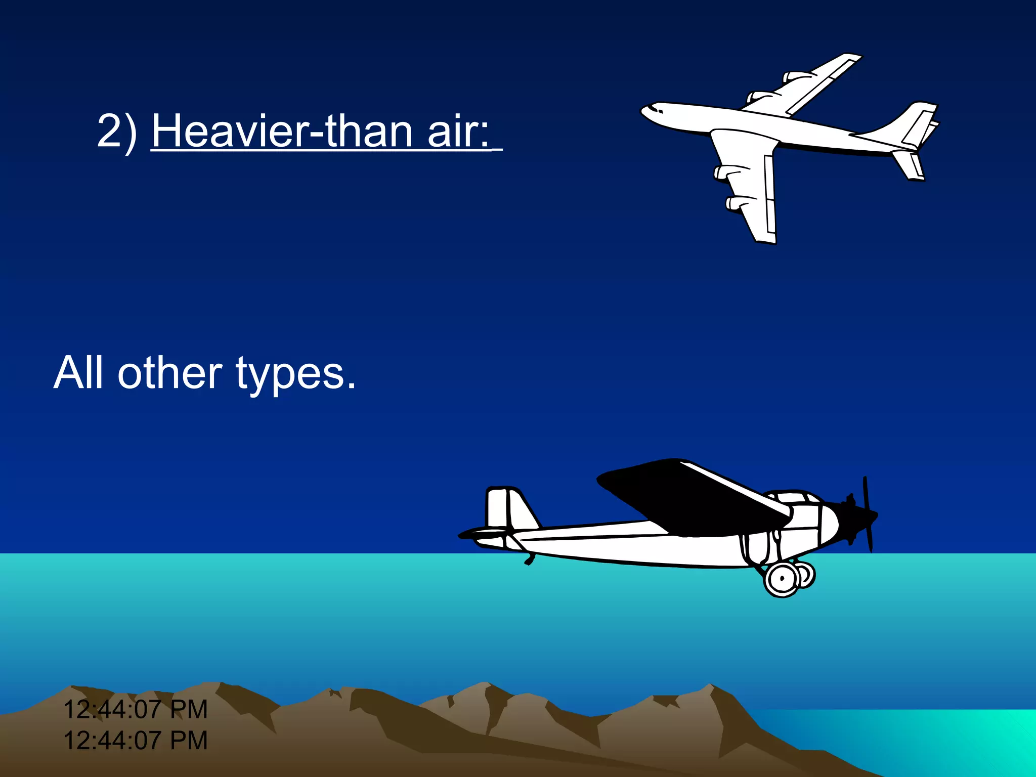 Aircraft classifications PPT