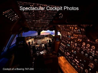 Spectacular Cockpit Photos  Cockpit of a Boeing 747-200  