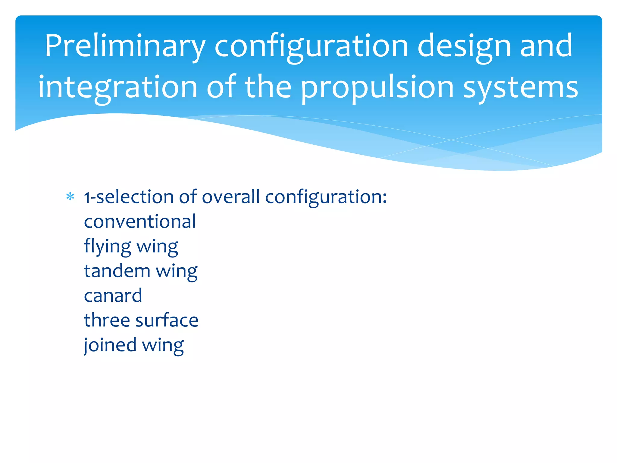 Aircraft configuration | PPTX