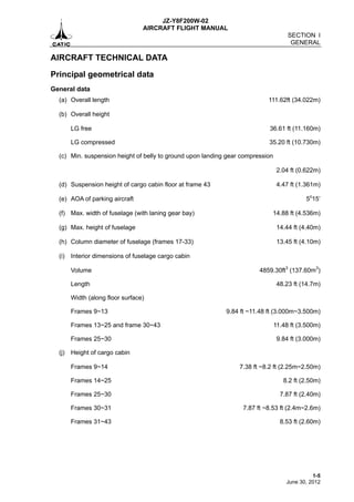 Standard Flight Details Example Aircraft flight manual | PDF