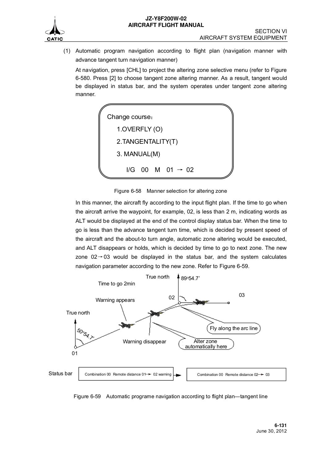 Aircraft flight manual